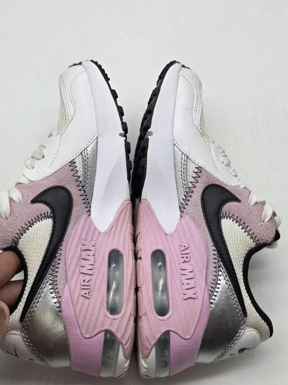 Nike Air Max Excee Shoes Womens Size 5.5 White Pink Sneakers Stained CD5432-109